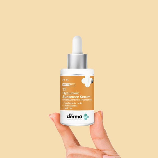 1% Hyaluronic Acid Sunscreen Serum with SPF 50 & Niacinamide - 30ml image 1
