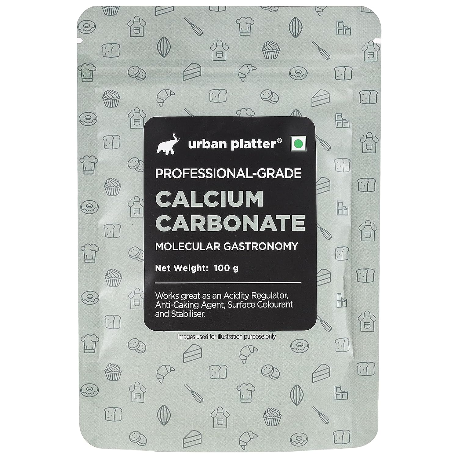 Urban Platter Calcium Carbonate Powder - 100 gm image 1