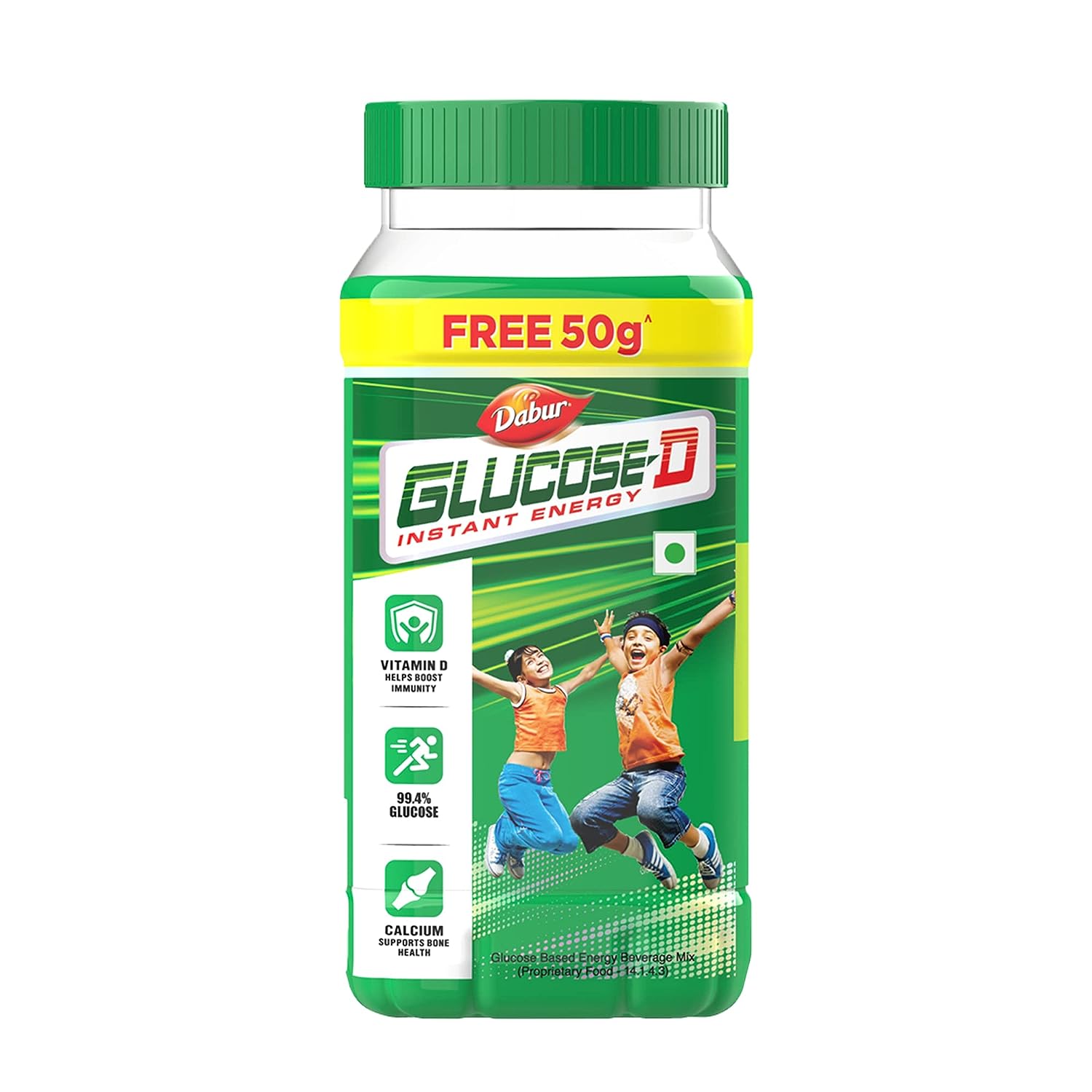 Dabur Glucose-D Energy Boost with Vitamin D - 200 gm image 1