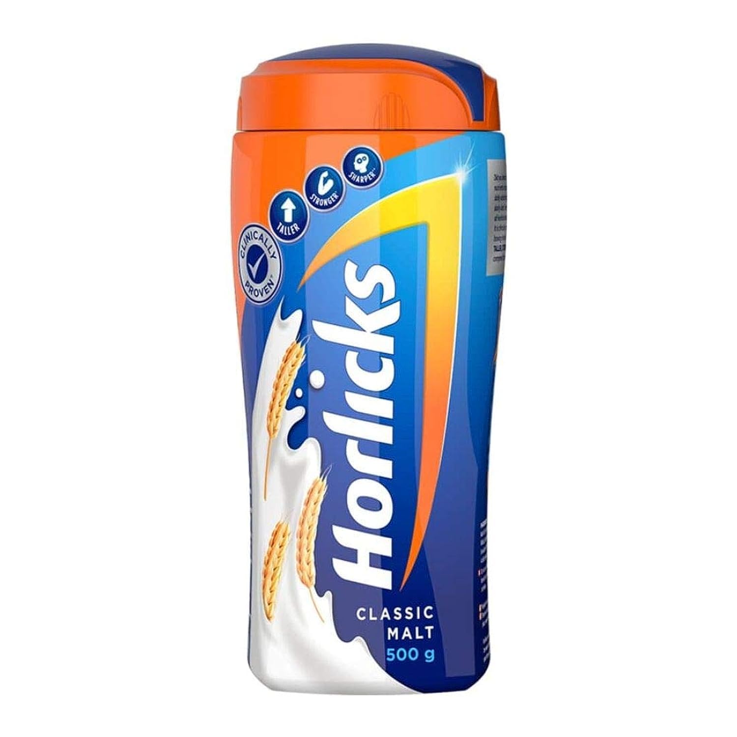 Horlicks Health & Nutrition Drink for Kids, 500g Jar Classic Malt Flavor Supports Immunity & Holistic Growth Health Mix Powder image 1