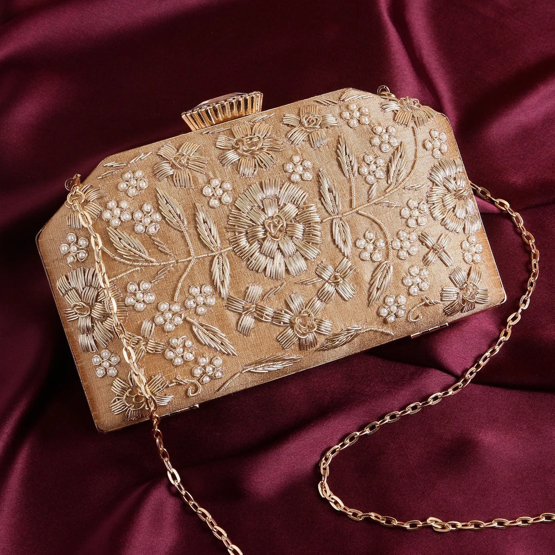 Designer Embroidered Clutch Bags image 1