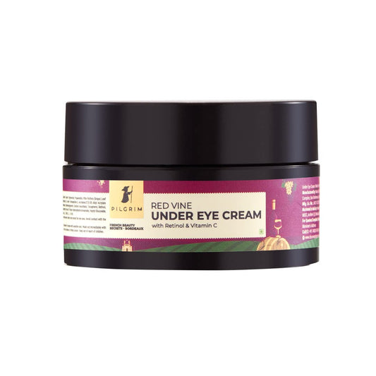 Pilgrim Red Vine Under Eye Cream With Retinol & Vitamin C - 30 gm image 1