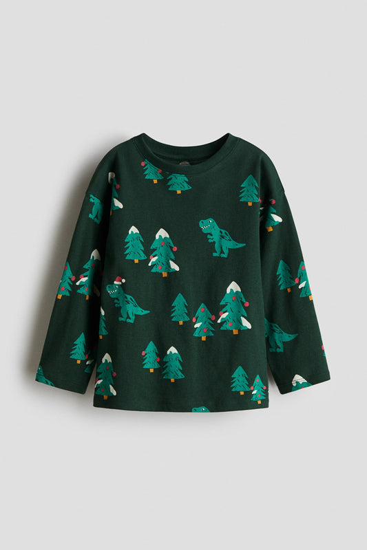 MOTIF-DETAIL COTTON T-SHIRT image 1