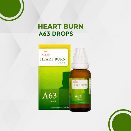Allen Homeopathy A63 Heart Burn Drops image 1