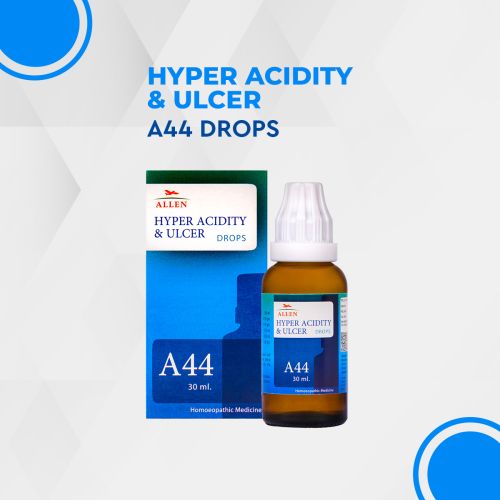 Allen Homeopathy A44 Hyper Acidity & Ulcer Drops image 1