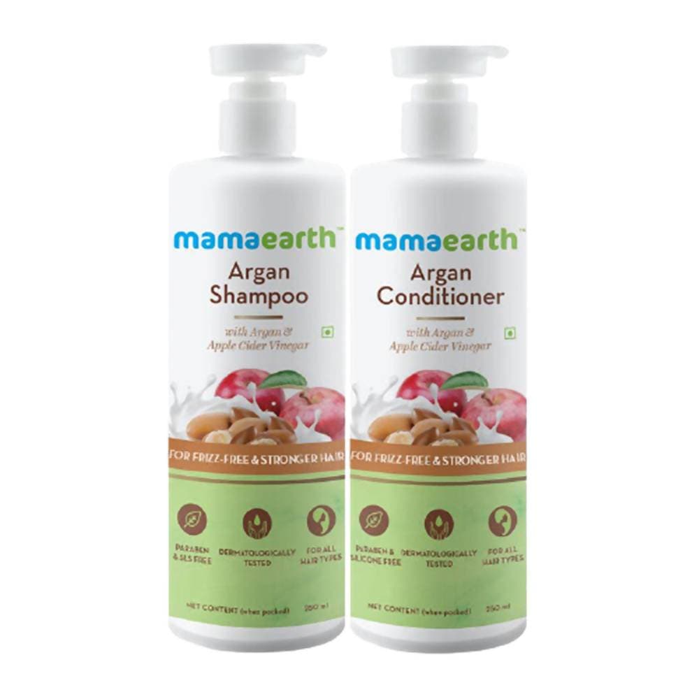 Mamaearth Argan Shampoo & Conditioner Combo image 1