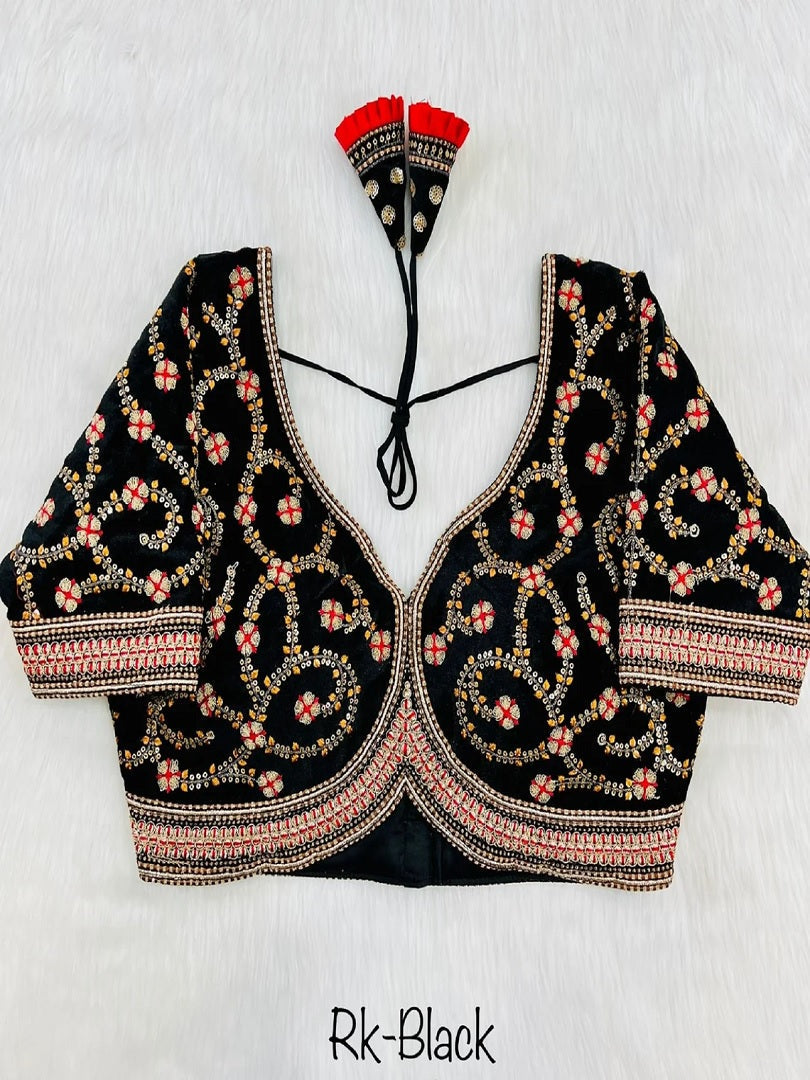 Heavy Pure Soft Velvet Blouse image 7