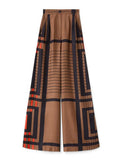 Soft Satin Silk Geometry Co-ord Sets J5638 image 3