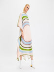 Casual Wear Circular Printed Silk Crepe Kaftan For Women J5687 image 1