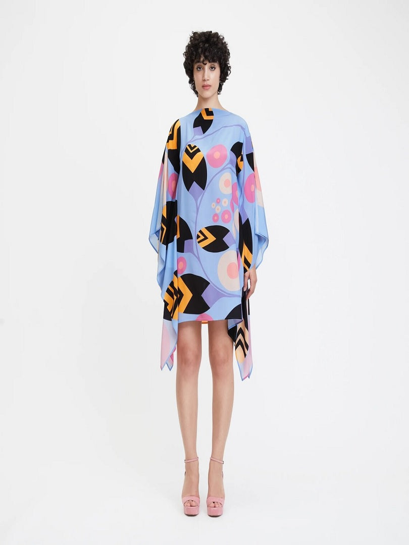 Casual Wear French Moss Printed Women Short Kaftan J5700 image 1