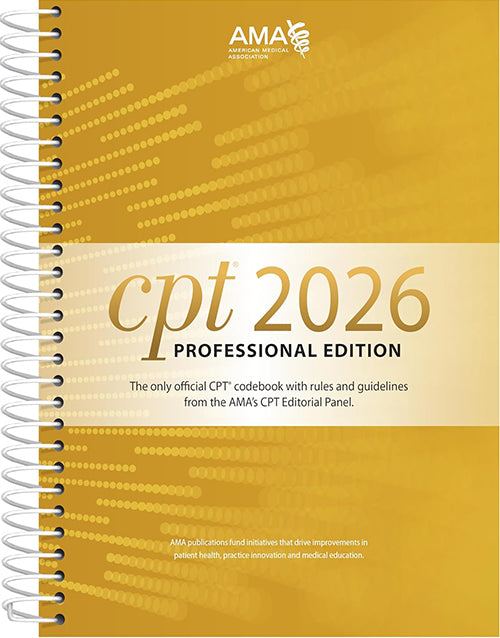 CPT Professional 2026 ISBN 9781640163225 Paperback bookcover – AVRBOOKS