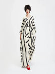 Lounge Wear French Moss Belt Style Kaftan (Free Size) J5716 image 1