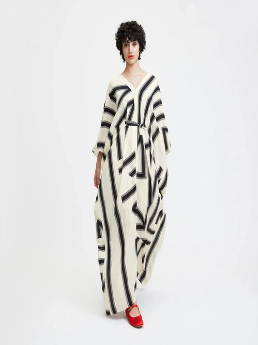 Lounge Wear French Moss Belt Style Kaftan (Free Size) J5716 image 1