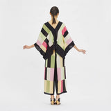 Women's Stripped Printed Kaftan Coord Sets J5641 image 2