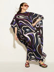 Festive Wear Lewish Cotton Kaftan Loose Fit Caftan Dress J5698 image 1