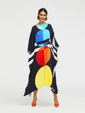 Free Size Printed Silk Crepe Women Kaftan J5607 image 1