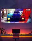 BMW M8 GTE 3-Panel Split Poster – Supercar Wall Art on 300 GSM Matte Finish Paperback bookcover – AVRBOOKS