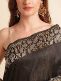 Rich Pallu Row Silk Weaving Work Saree image 14