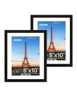 8x10 Picture Frame Set of 2 | Display 5x7 with Mat or 8x10 Without Mat | HD Plexiglass Photo Frames for Wall or Tabletop Use Paperback bookcover – AVRBOOKS