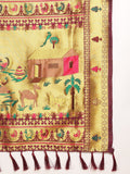 Pure Soft Banarasi Lichi Silk Saree With Blouse image 7