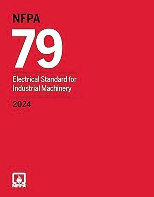 Book cover of NFPA 79, Electrical Standard for Industrial Machinery 2024 Edition