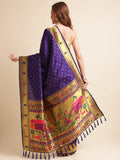 Pure Soft Banarasi Lichi Silk Saree With Blouse image 11