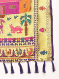 Pure Soft Banarasi Lichi Silk Saree With Blouse image 14