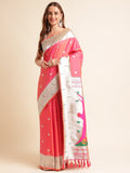 Women's Pure Litchi Silk Saree image 1