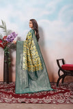Kanjiwaram Silk With Rich Pallu Traditional Wear Sari With Blouse 11-VF image 24