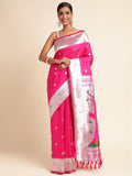 Women's Pure Litchi Silk Saree image 9