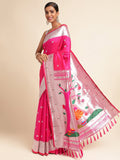 Women's Pure Litchi Silk Saree image 10