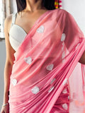 Faux Georgette Saree For Women image 3
