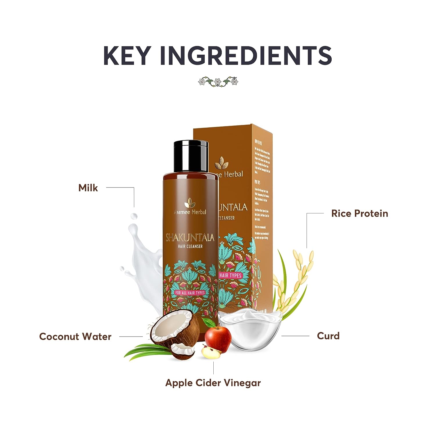 Avimee Herbal Shakuntala Hair Shampoo-200 ml image 2
