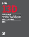 NFPA 13D, Standard for the Installation of Sprinkler Systems in One- and Two-Family Dwellings and Manufactured Homes 2025 Edition ISBN: 978-1455931477 ISBN 9781455931477 Paperback bookcover – AVRBOOKS