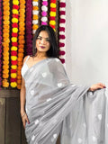 Faux Georgette Saree For Women image 5