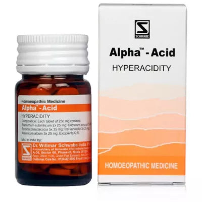 Dr. Willmar Schwabe India Alpha Acid Tablets image 1