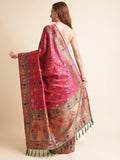 Heavy Banarasi Weaving Silk Saree For Women's image 3