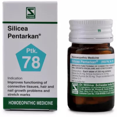 Dr. Willmar Schwabe India Silicea Pentarkan Ptk 78 Tablets image 1
