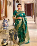 Banarasi Soft Silk Saree With Blouse image 1