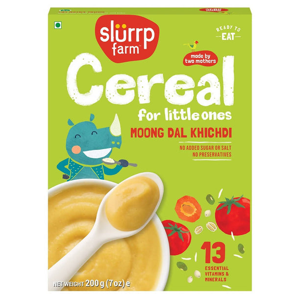 Slurrp Farm Moong Dal Khichdi Cereal For Little Ones - 200 gms image 1