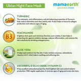 Mamaearth Ubtan Night Face Mask for Glowing Skin - 100 ml image 3