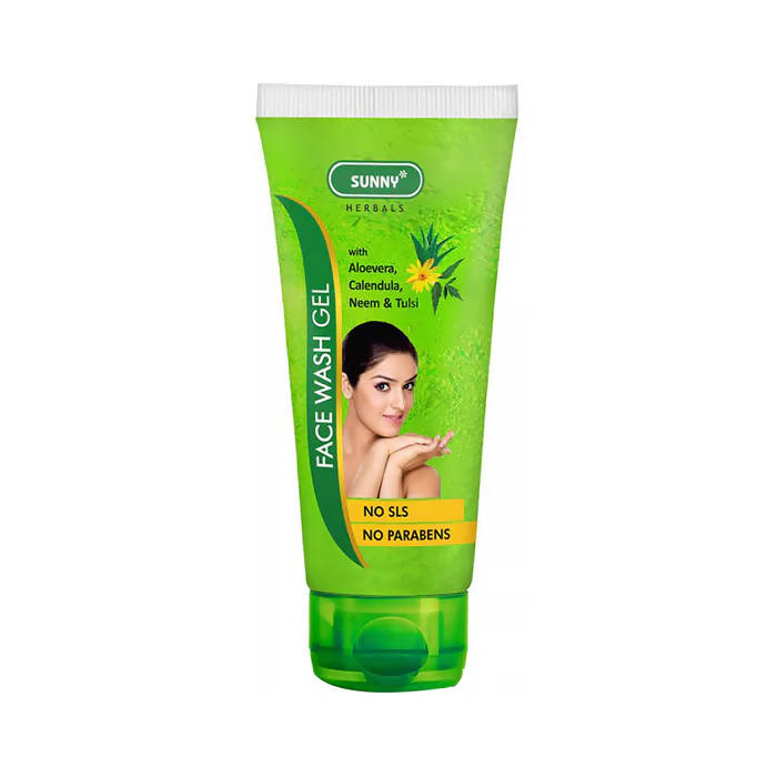 Bakson's Sunny Herbals Face Wash Gel With Aloevera, Calendula, Neem & Tulsi image 1