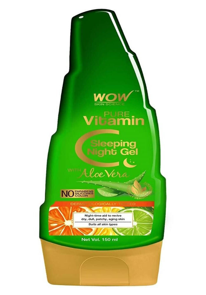 Wow Skin Science Pure Vitamin C Sleeping Night Gel - 150 ml image 1