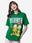 Garfield Influencer Women Oversized T-Shirts image 1