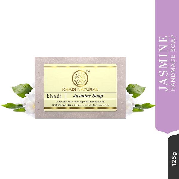 Khadi Natural Herbal Jasmine Soap 125g image 2