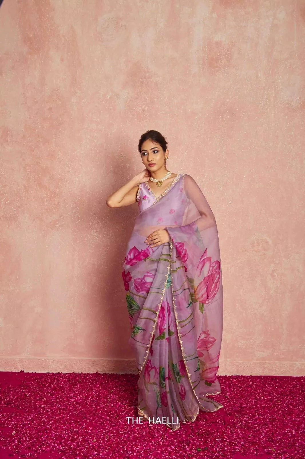 Soft Organza Saree & Blouse image 2