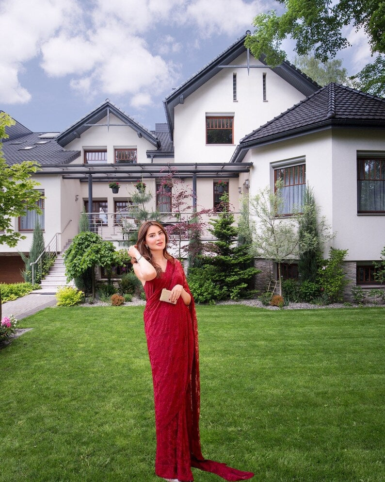 Soft Net With Satin Border Saree image 2