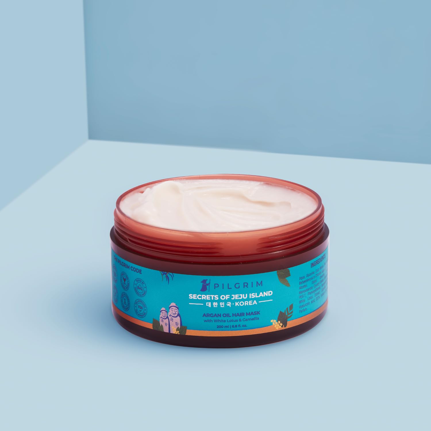 Pilgrim Argan Oil Hair Mask With White Lotus And Camellia - 200 ml image 2