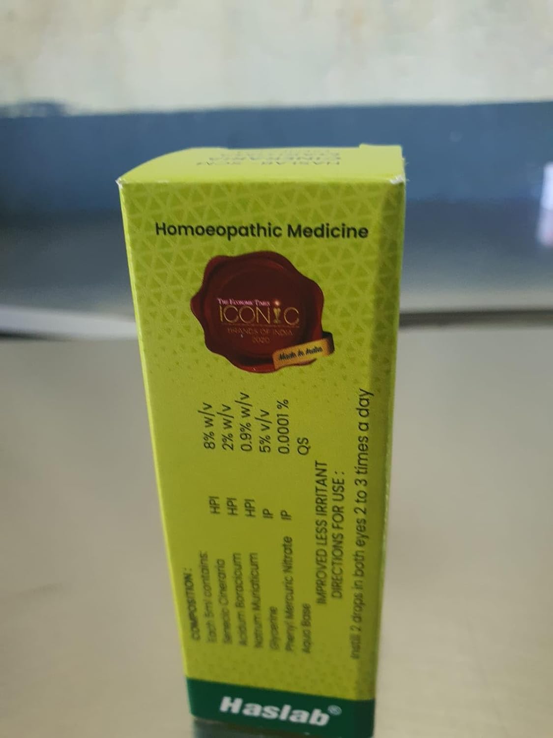 HASLAB Cineraria Maritima Eye drops 10ml image 2