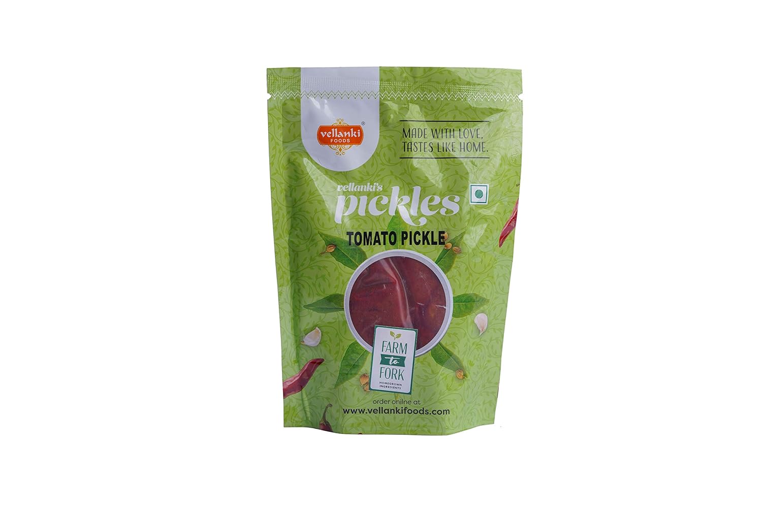 Vellanki Foods Andhra Style Tomato Pickle with Garlic(500Gms) image 2